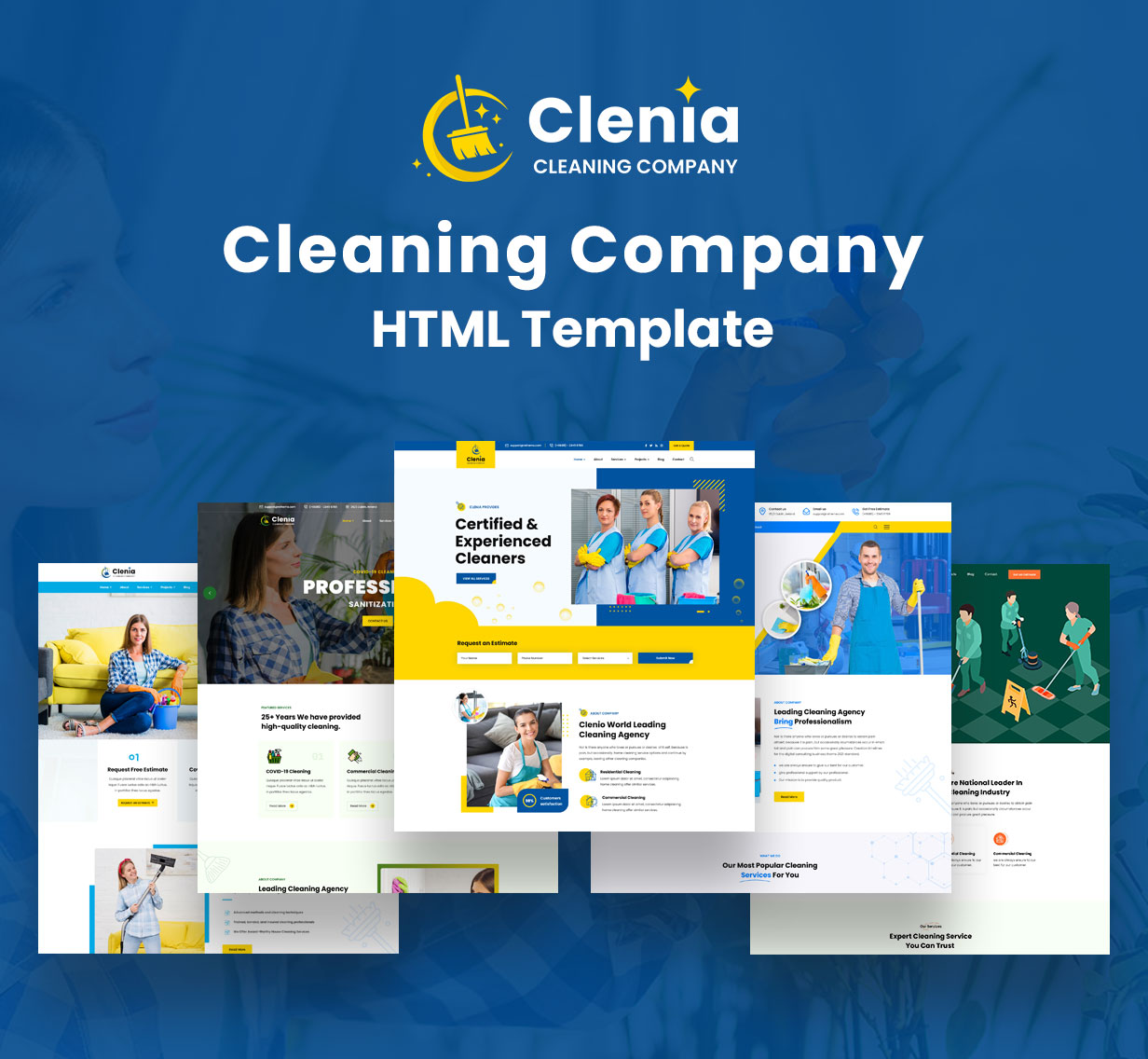 Clenia - Cleaning Services HTML Template