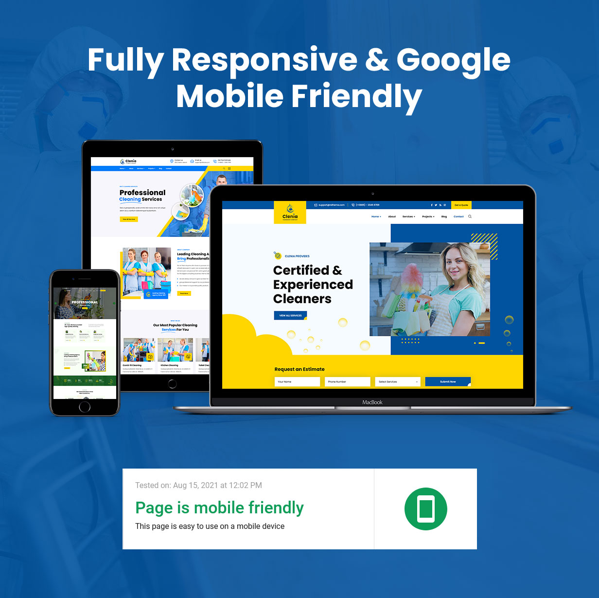 Clenia - Cleaning Services HTML Template