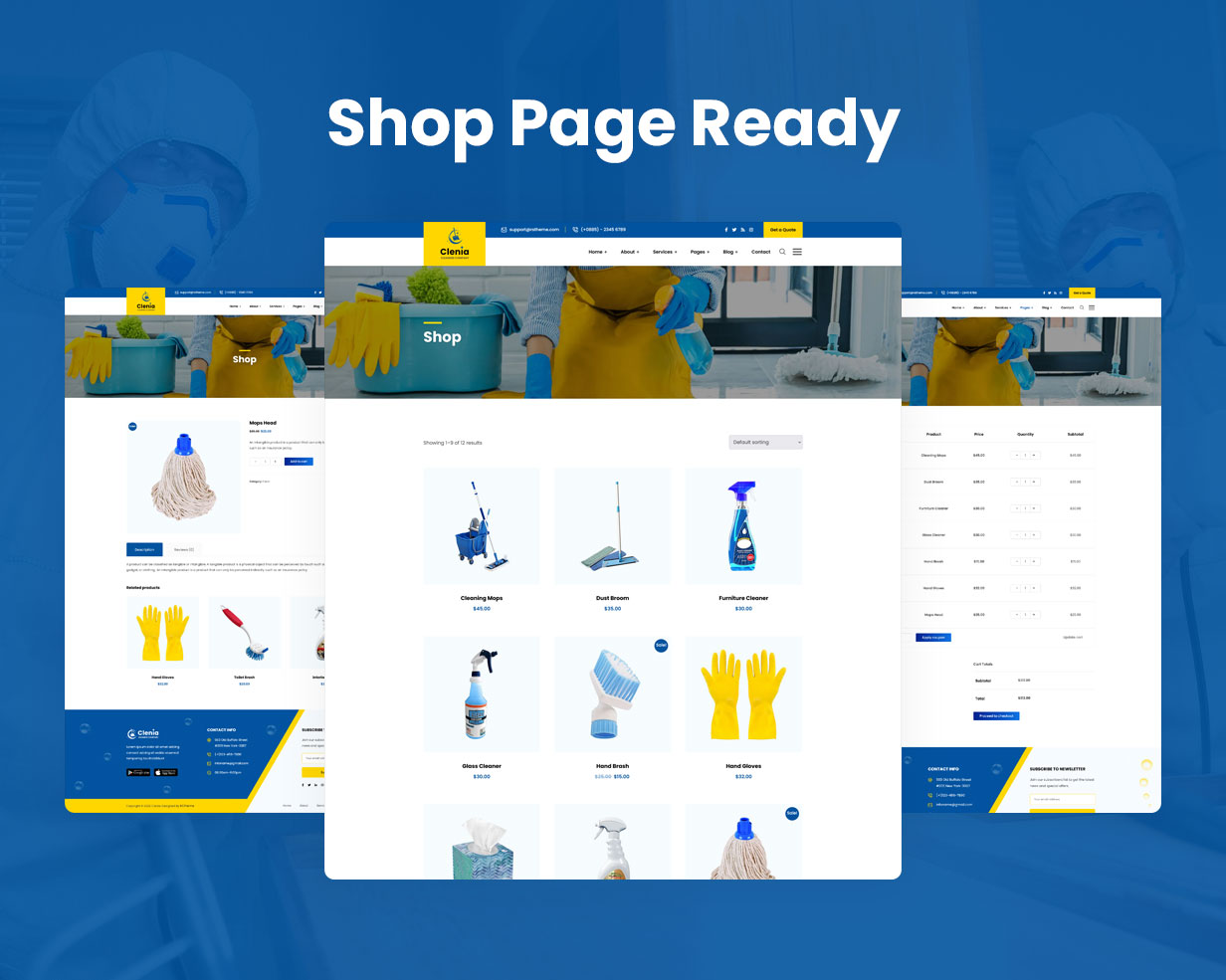 Clenia - Cleaning Services HTML Template