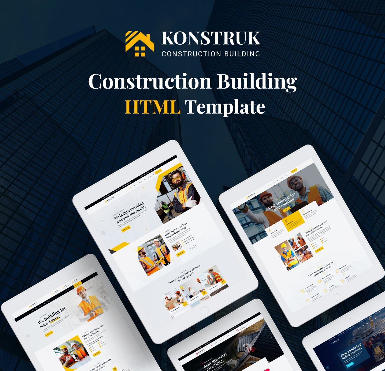 Konstruk - Construction HTML Template