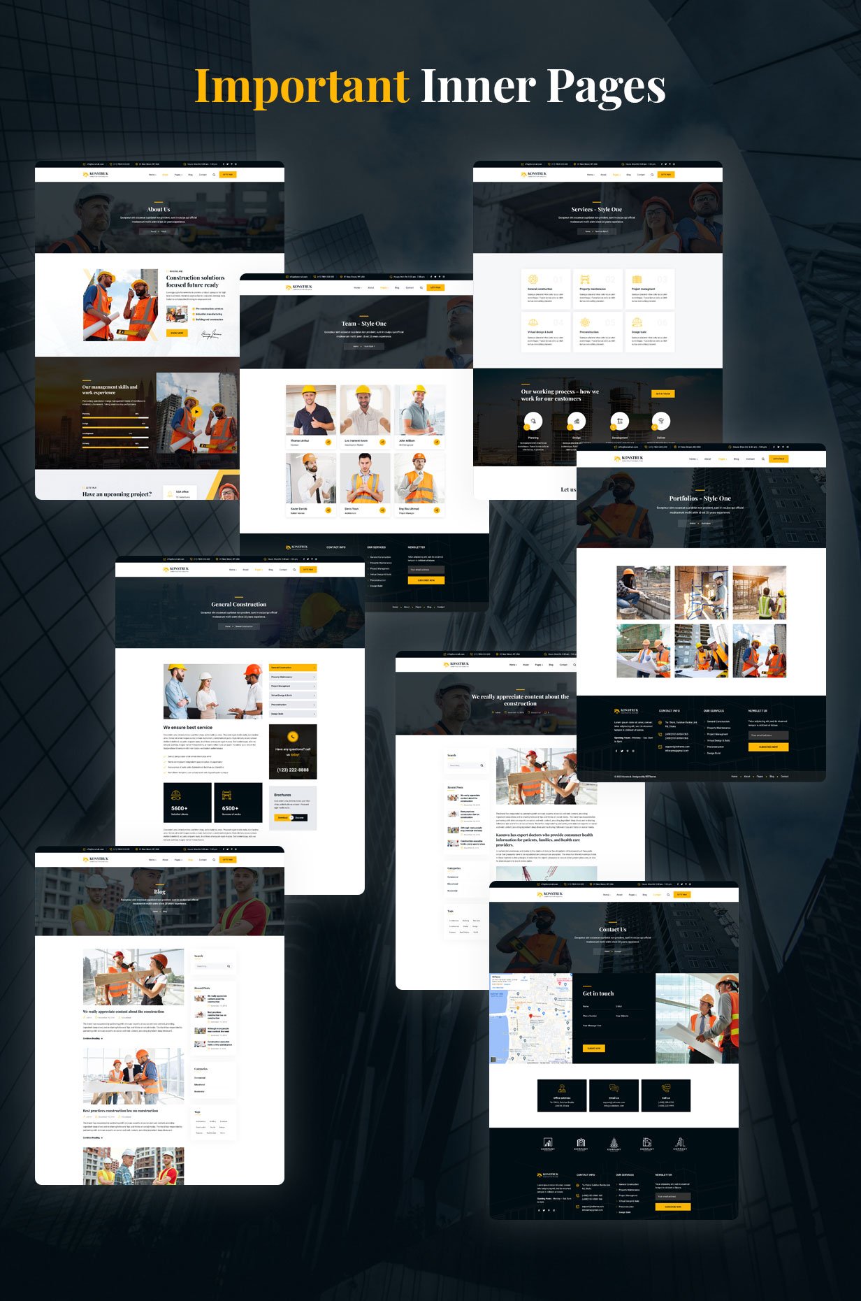 Konstruk - Construction HTML Template