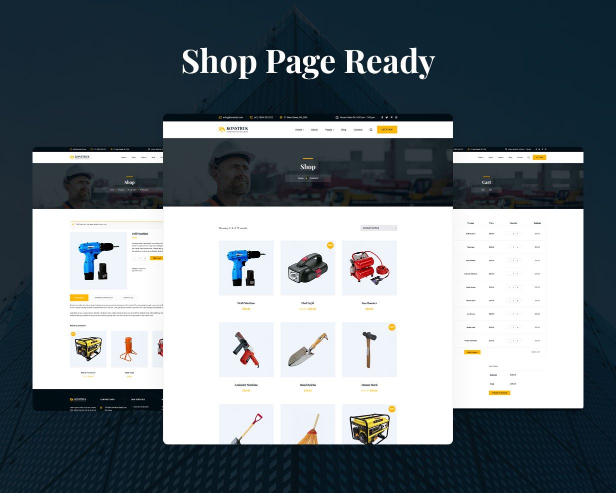 Konstruk - Construction HTML Template