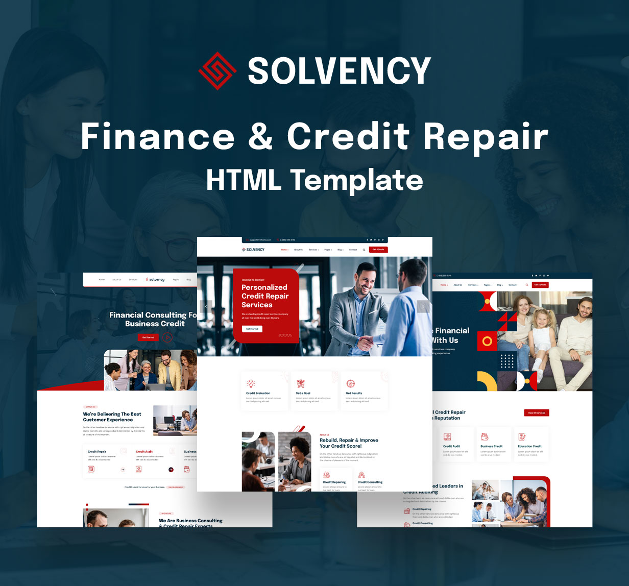 Solvency - Finance & Credit Repair HTML Template