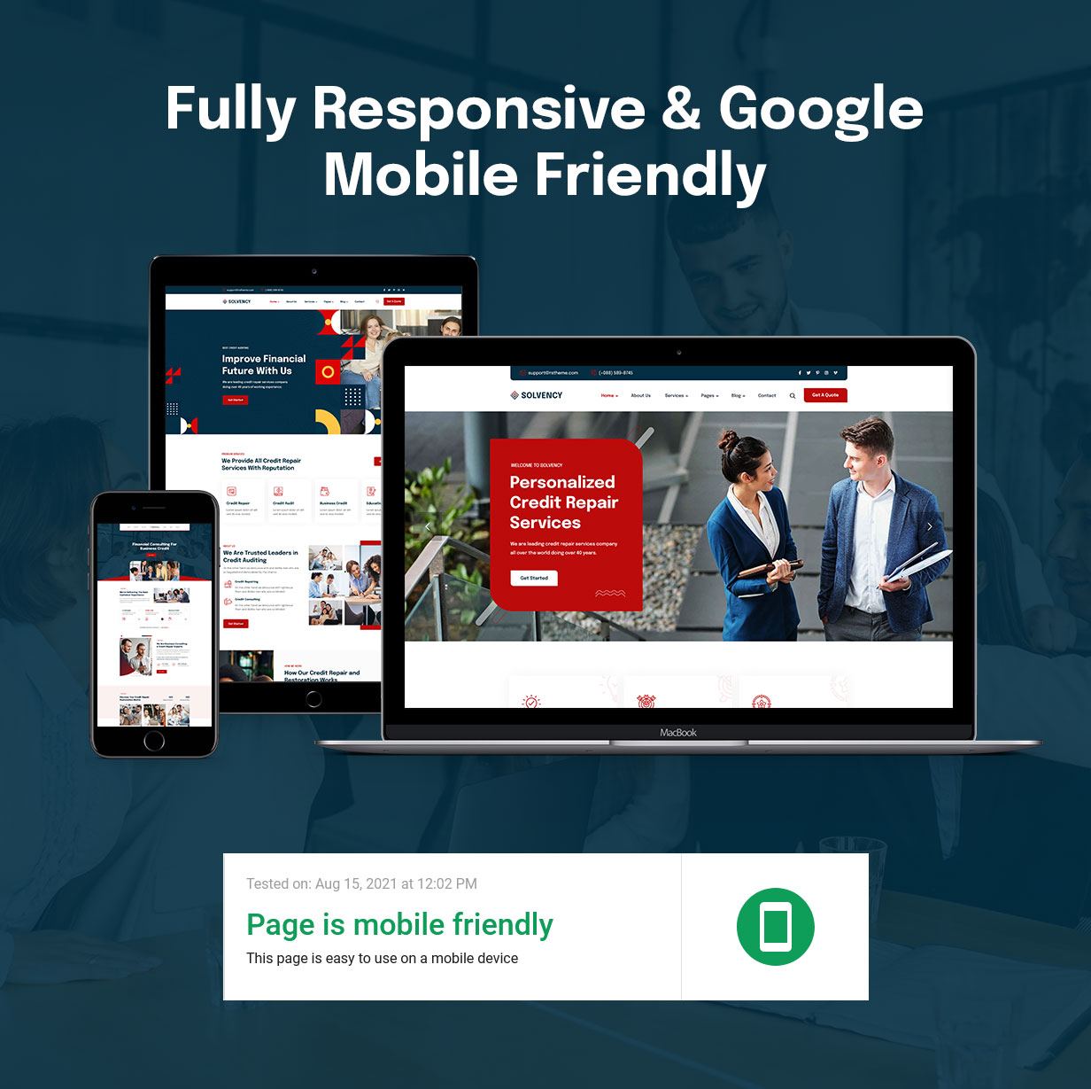 Solvency - Finance & Credit Repair HTML Template
